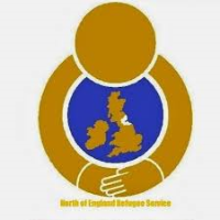 Logo for North of England Refugee Service