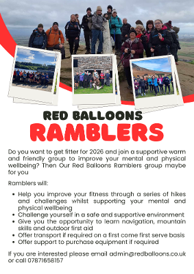 Logo for Red Balloons Ramblers