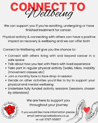 Connect to Wellbeing with Red Balloons
