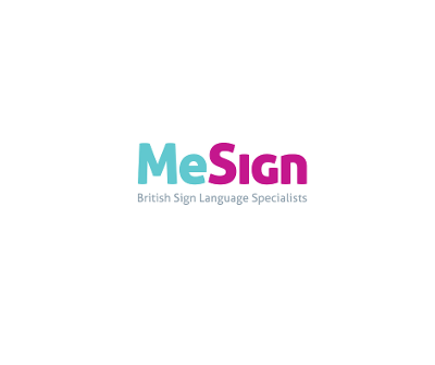 Logo for MeSign British Sign Language Specialists