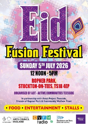 EID Ropner Park 5 July 2026 flyer